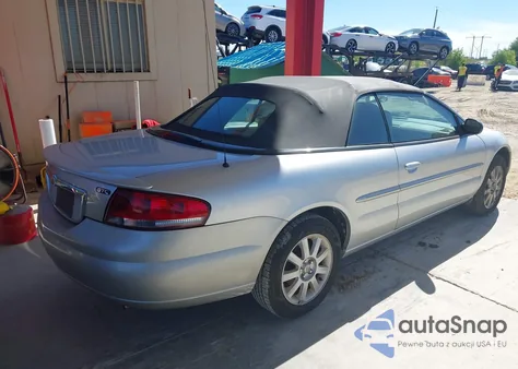 2003 Chrysler Sebring Gtc z USA, uszkodzony, nr VIN 1C3EL75T03N581441